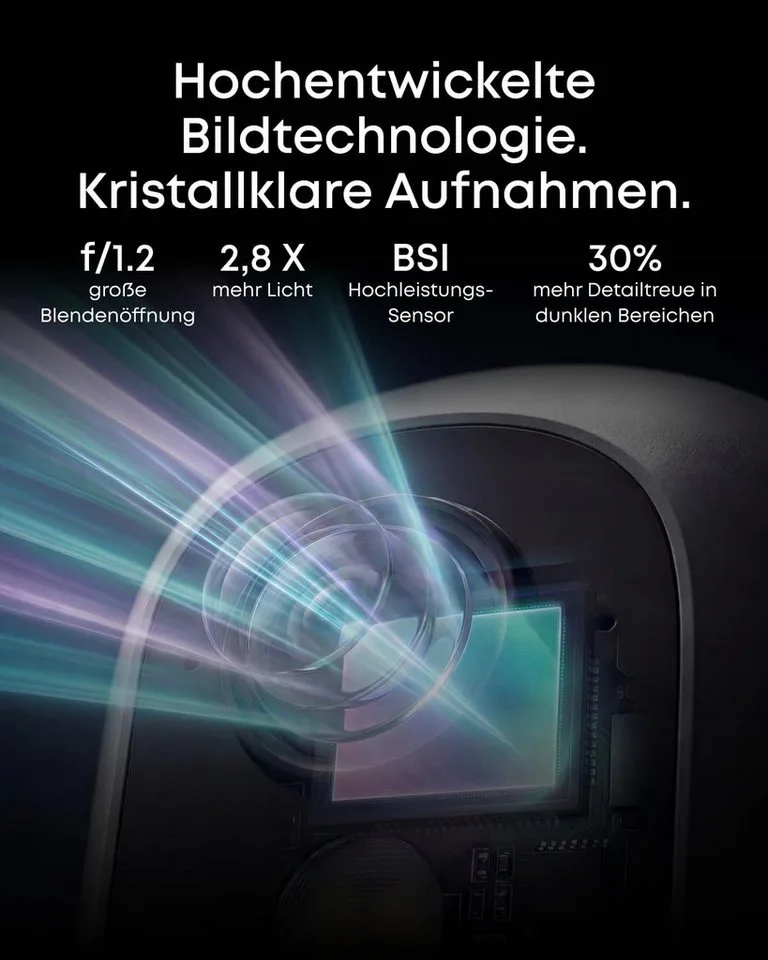 Überwachungskamera C35, Kabellose Überwachungskamera Außen & Innen, Magnetische Halterung (Außenbereich, 4-tlg., Nachtsicht) fra eufy i Sort – produktbillede 4 af 5