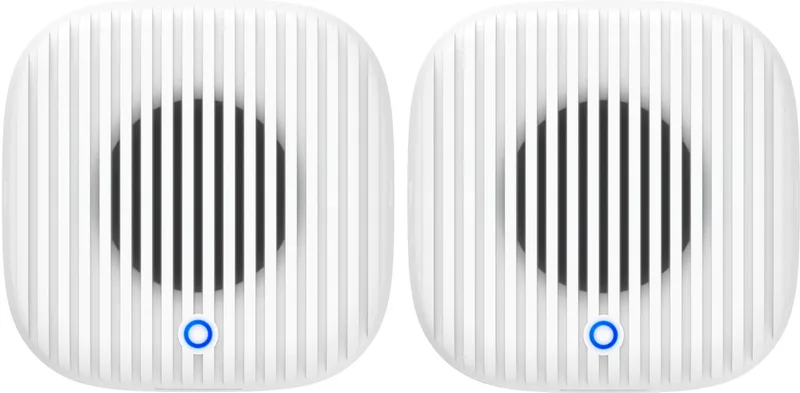 Videodeurbel Chime 2-2pack, 10 Ingebouwde Beltonen, 2,4 GHz en 5 GHz Dual-band Wifi, Makkelijk te Installeren, Automatisch Koppelen via Bluetooth, Volume Instelbaar tot 80 dB by eufy in Wit. – product photo