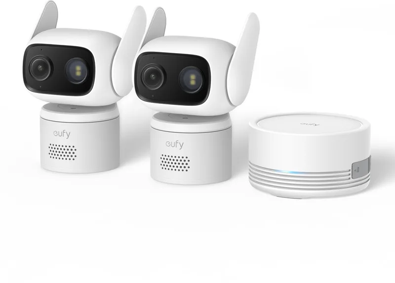 Wired Cam C31 2 - Cam Kit by eufy in White – product photo