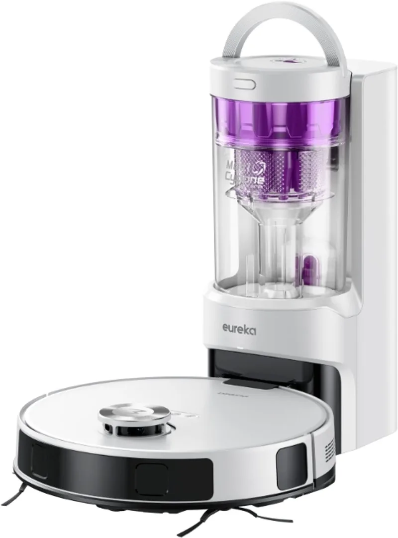 E20 plus White - Robotstofzuiger met dwijlfunctionaliteit by Eureka in White – product photo