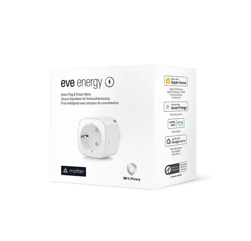 Energy Europe Matter - Slimme Draadloze Stekker - 2500W von Eve in Weiß – Produktfoto 5 von 5