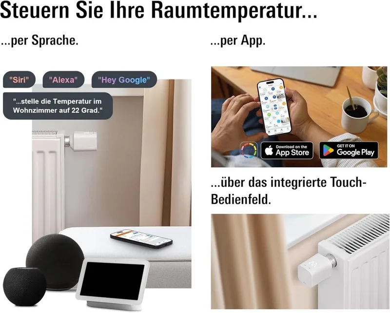 Heizkörperthermostat Eve Thermo (Matter) 5. Generation, (1 St) by Eve – product photo 5 of 5