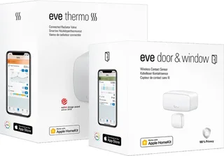 Heizkörperthermostat Thermo + Door & Window Heizen Set von Eve in Weiß – Produktfoto 5 von 5
