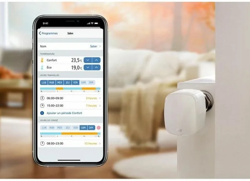 Thermostaat Eve home Thermo 2020 10EBP1701 van Eve in Wit – productfoto