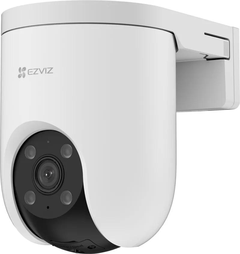 2K Beveiligingscamera Buiten met Persoonsdetectie - Automatische tracking - Nachtzicht in Kleur - Sirene en Flitsalarm - Geen maandkosten van EZVIZ in H8C PoE – productfoto