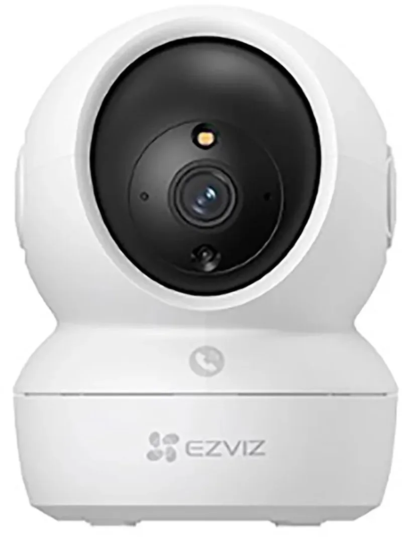 Beveiligingscamera Binnen – 360° Pan & Tilt – Smart Tracking, Human Detection & Noise Detection - Wit van EZVIZ in H6c 2K – productfoto