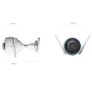 H3 2K CS-H3-R100-1J3WKFL WLAN IP Überwachungskamera 2304 x 1296 Pixel von EZVIZ – Produktfoto 2 von 6