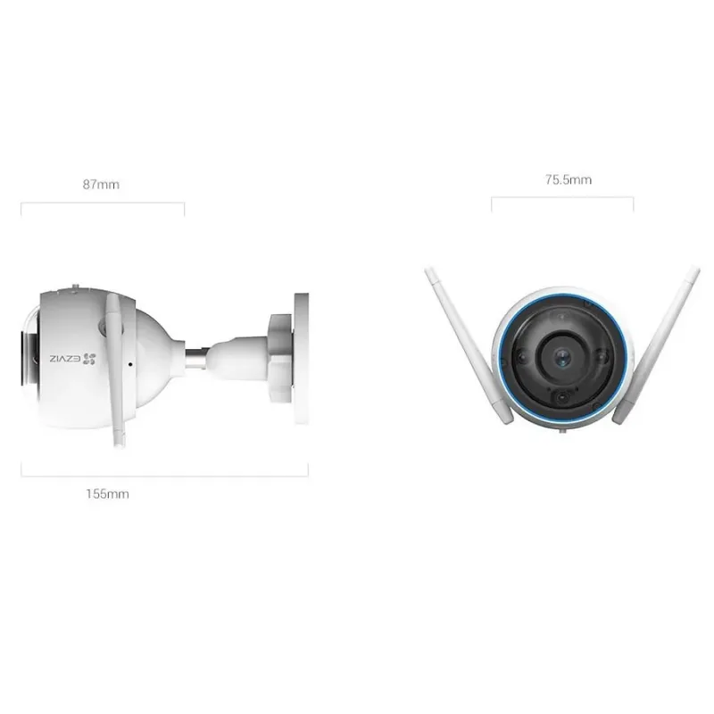 H3 2K CS-H3-R100-1J3WKFL WLAN IP Überwachungskamera 2304 x 1296 Pixel von EZVIZ – Produktfoto 2 von 6