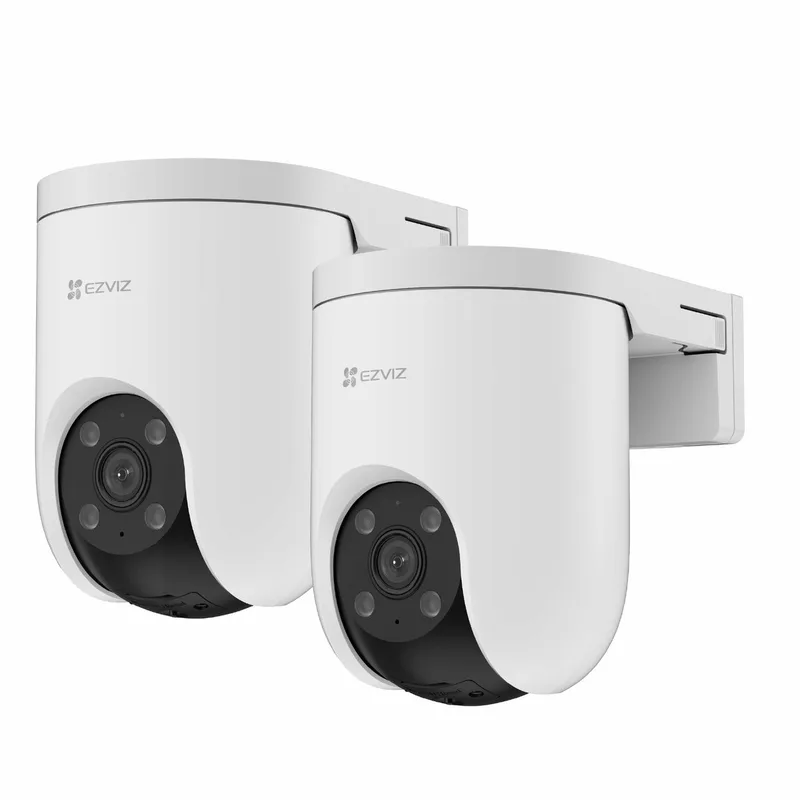H8c SE Buitencamera - Outdoor Beveiligingscamera - 2K Resolutie - 360° Pan & Tilt - Kleur Nachtzicht - AI Mensdetectie & Auto-Tracking - Weerbestendig - 2 Pack van EZVIZ in H8c se, 2 Pack – productfoto