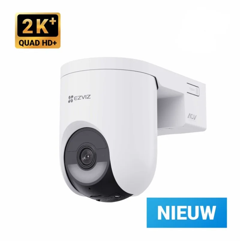 HB8 Lite - Draadloze Buiten Beveiligingscamera - 2K+ Resolutie - 360° Pan & Tilt - Kleur Nachtzicht - AI Detectie - Werkt met Google Assistant & Alexa-AI-tracking - Geen maandkosten van EZVIZ in HB8 Lite 2K+ – productfoto