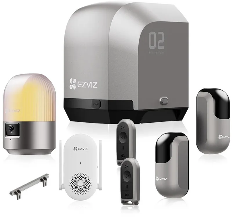 HG2 600 Pro – Slimme Poortopener tot 600 kg & 8 m – Compleet met Alarm Camera, Fotocellen & WiFi HaLow™ – 3 Openingssnelheden – Weerbestendig – Inclusief Backup Batterij van EZVIZ – productfoto
