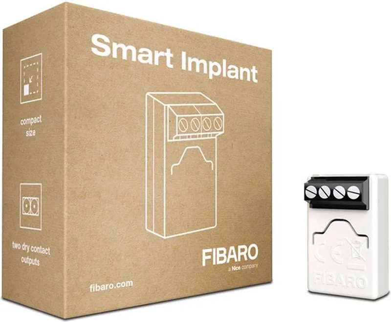 Smart Implant - Z-Wave Plus - Universele Z-Wave sensor by FIBARO in White – product photo