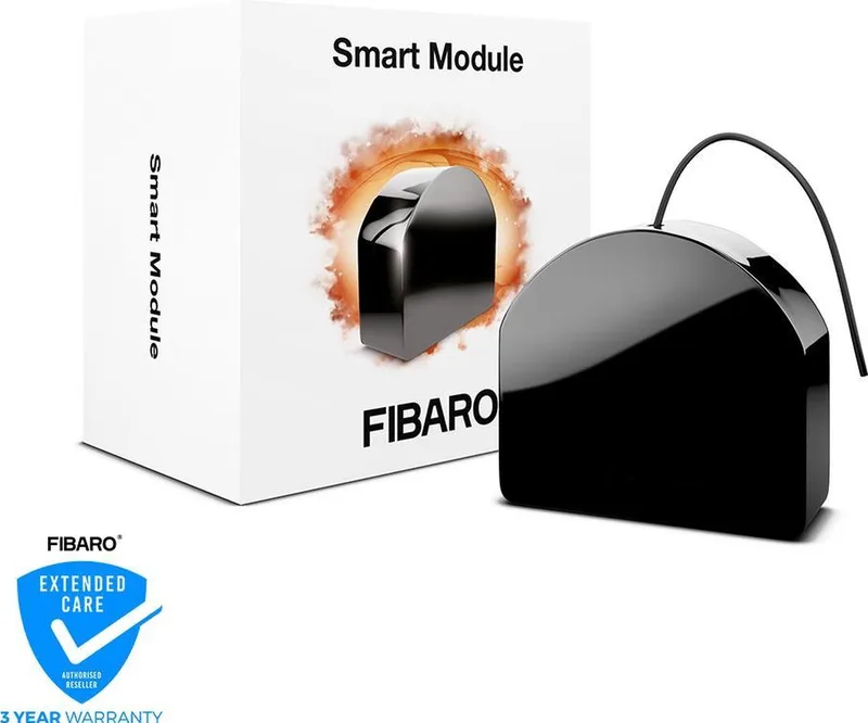 Smart Module - Potentiaalvrije schakelaar - Z-Wave Plus by FIBARO in Black – product photo