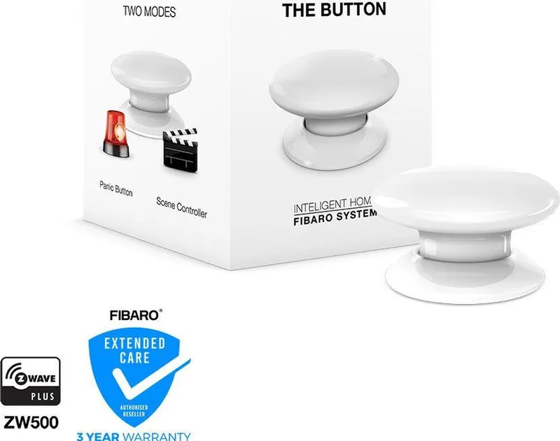 The Button - Scène schakelaar - Z-Wave by FIBARO in White – product photo