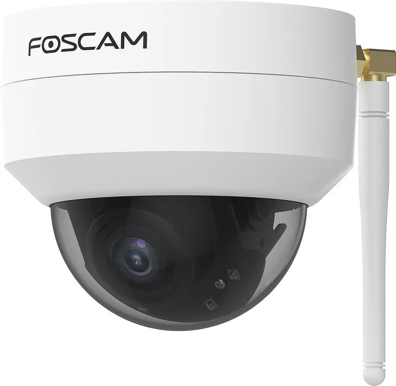 D4Z Beveiligingscamera Buiten – 4MP Super HD PTZ Dome Camera – Dual-band WiFi – 350° Pan 85° Tilt – 4x Optische Zoom – Nachtzicht 20m – AI Persoonsdetectie – IP66 IK10 de Foscam en Blanc – photo produit
