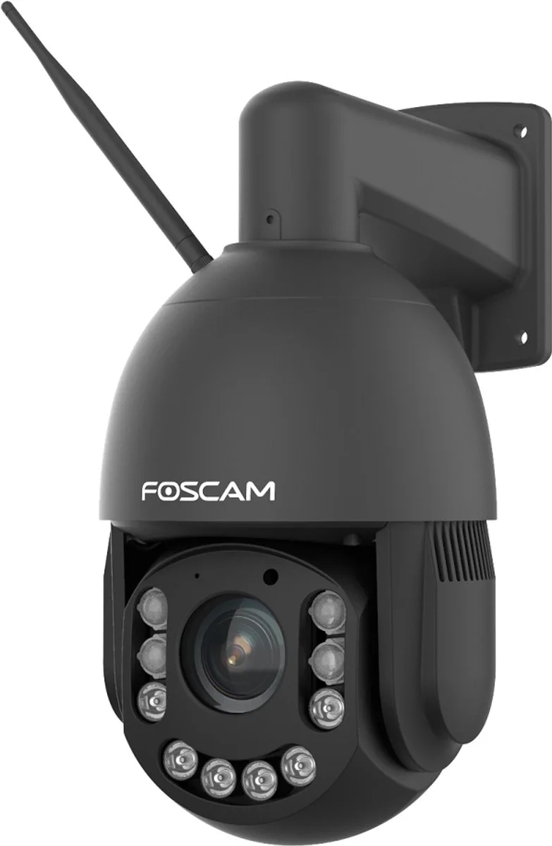 SD4H Beveiligingscamera - Buitencamera - 2K - Nachtzicht 200m - PTZ - Dual-Band - WiFi - 4MP van Foscam in Zwart – productfoto