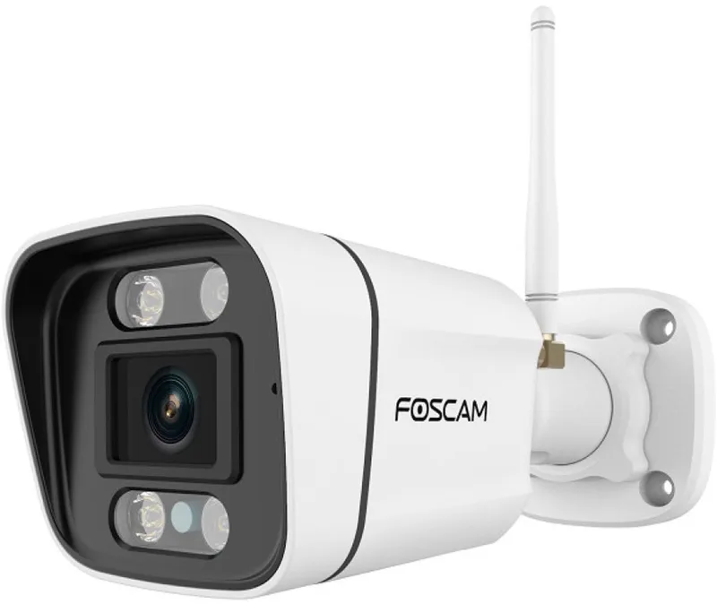 V8P Beveiligingscamera - 4K/8MP - Dual-band - WiFi - Camera met geluid- en lichtalarm - Wit by Foscam in Black – product photo