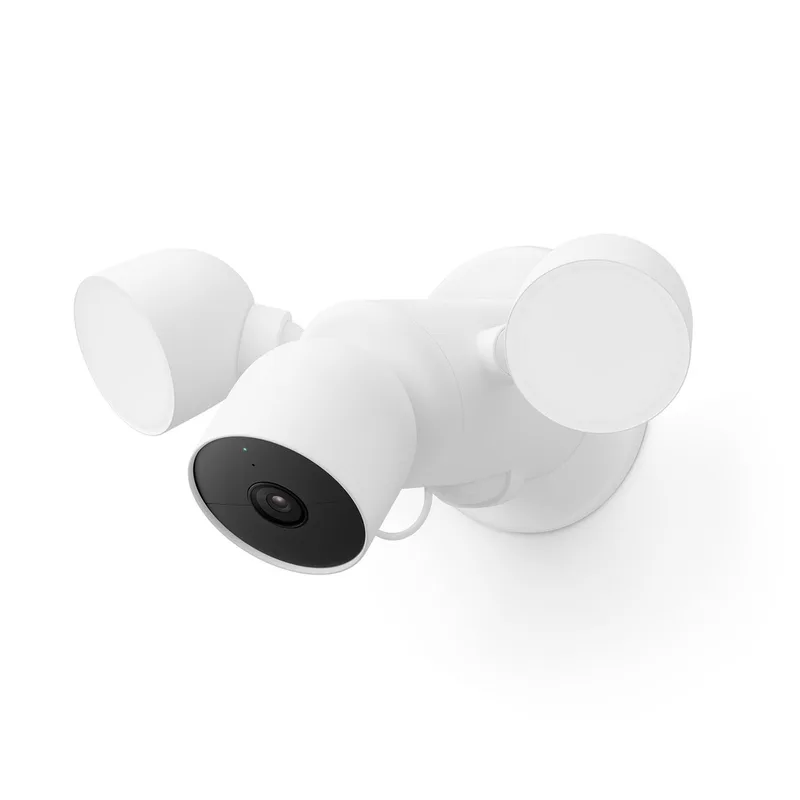 Cam met spotlight - Buiten - Draadloos fra Google Nest i Hvid – produktbillede