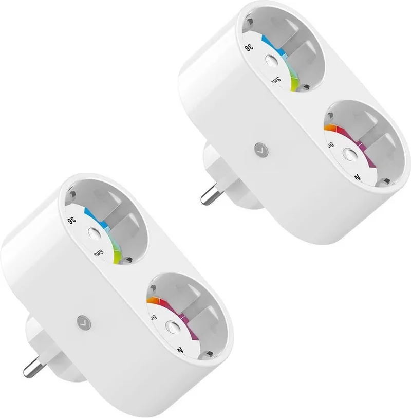 Dual smart plug WiFi Gosund SP211 (2-pack) 3500W Tuy von Gosund in Weiß – Produktfoto