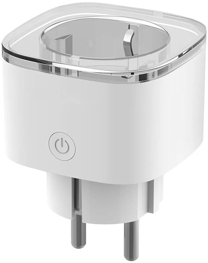 Ep8-m 16a Wifi Slimme Stekker Zilver von Gosund in Weiß – Produktfoto