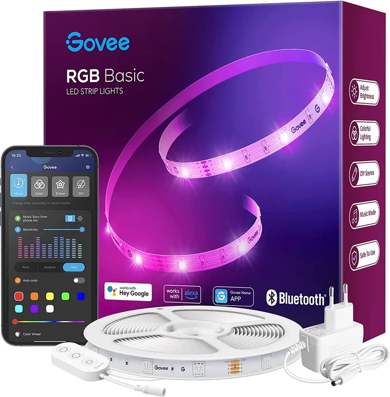 Decoratieve led strip – LED Strip – Woonkamer by Govee in Multicolour – product photo