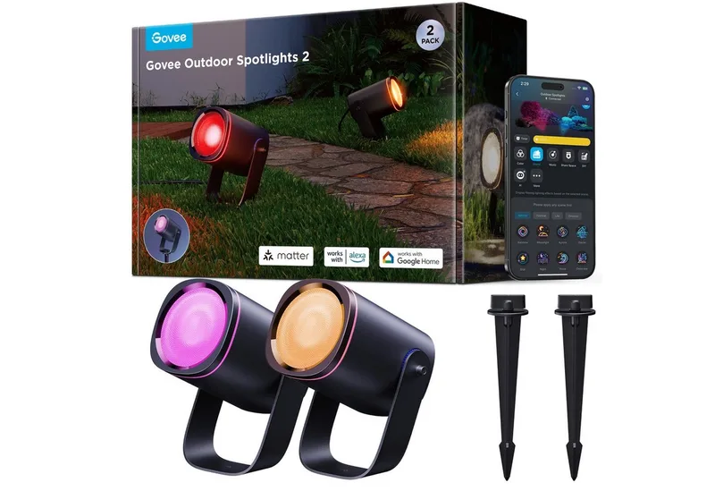 Govee RGBICWW Außenstrahler Smarte Lampe de Govee – photo produit