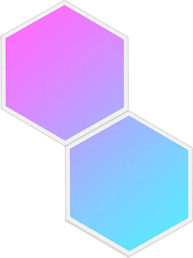 hexagon wall panels uitbreiding - 2 slimme lichtpanelen de Govee en Blanc – photo produit 1 sur 6