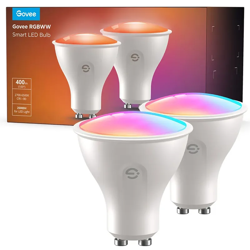 LED-Leuchtmittel Govee RGBWW LED Bulb (2 Pack) GU10 de Govee – photo produit 4 sur 6