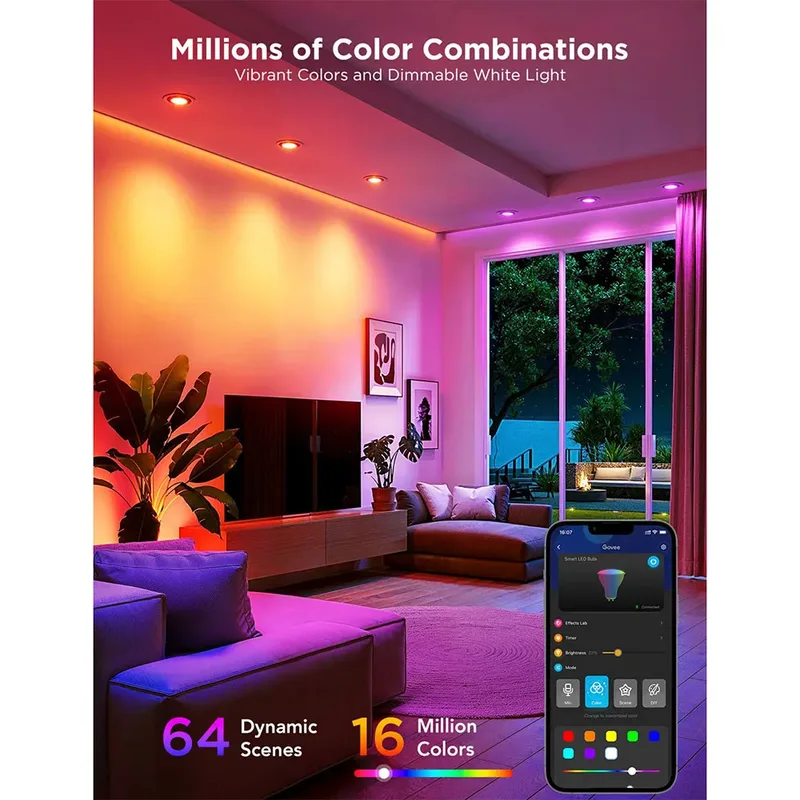LED-Leuchtmittel Govee RGBWW LED Bulb (2 Pack) GU10 de Govee – photo produit 6 sur 6