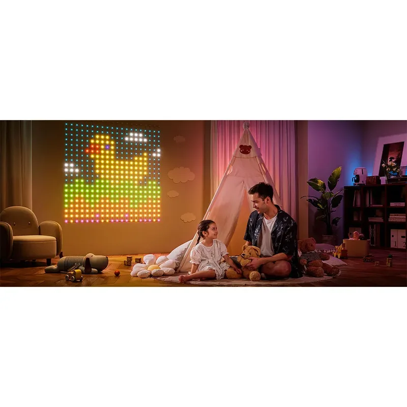 slimme curtain lights 1,5x1,5m RGBIC - 400 leds de Govee en Transparent – photo produit 5 sur 6