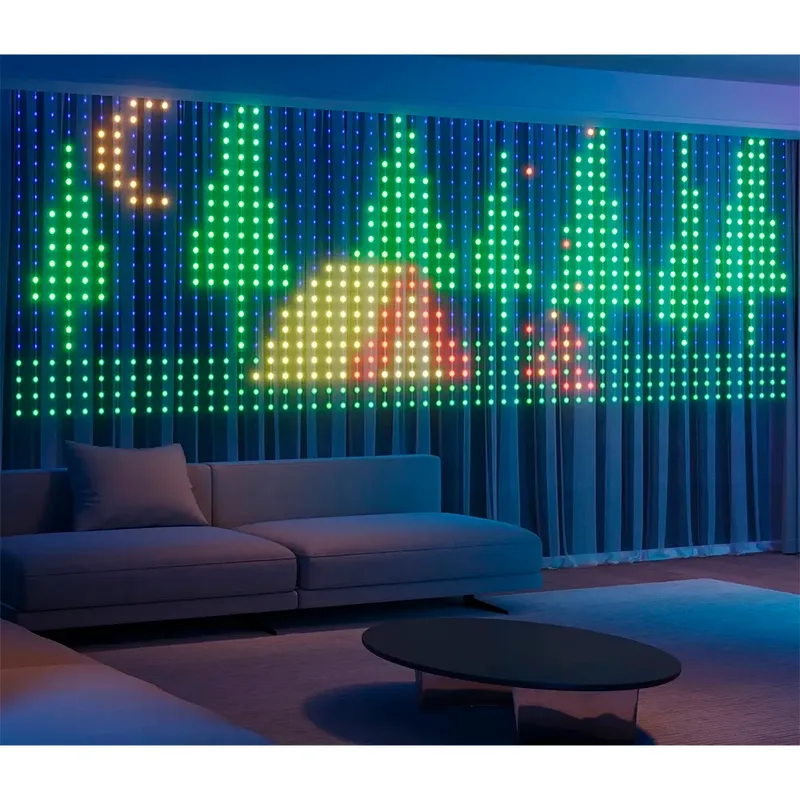 slimme curtain lights 1,5x1,5m RGBIC - 400 leds de Govee en Transparent – photo produit 4 sur 6