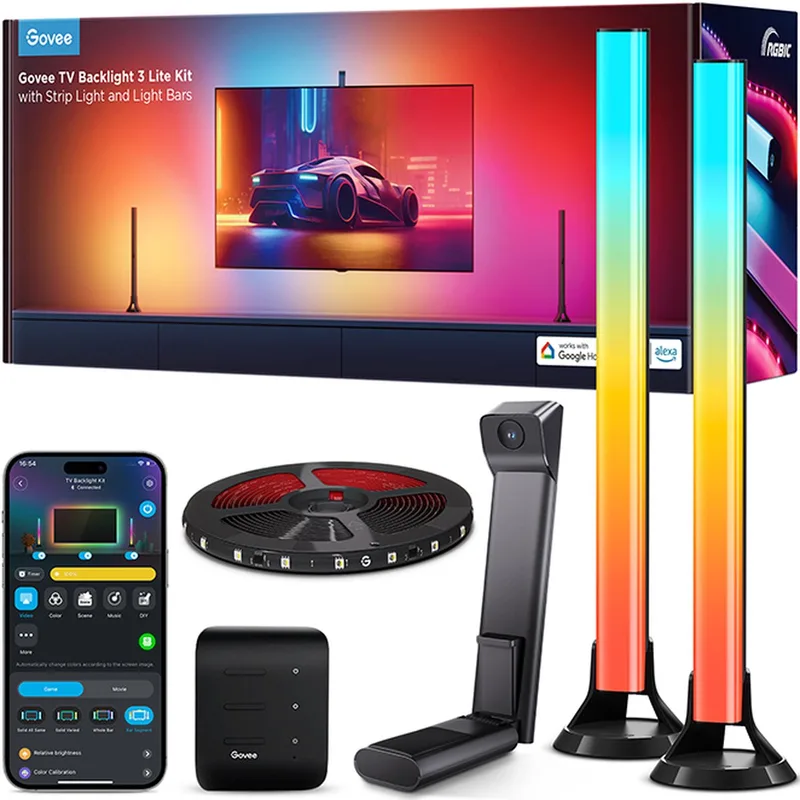 slimme tv strip light en light bars - 55-65 inch kit by Govee in Black – product photo