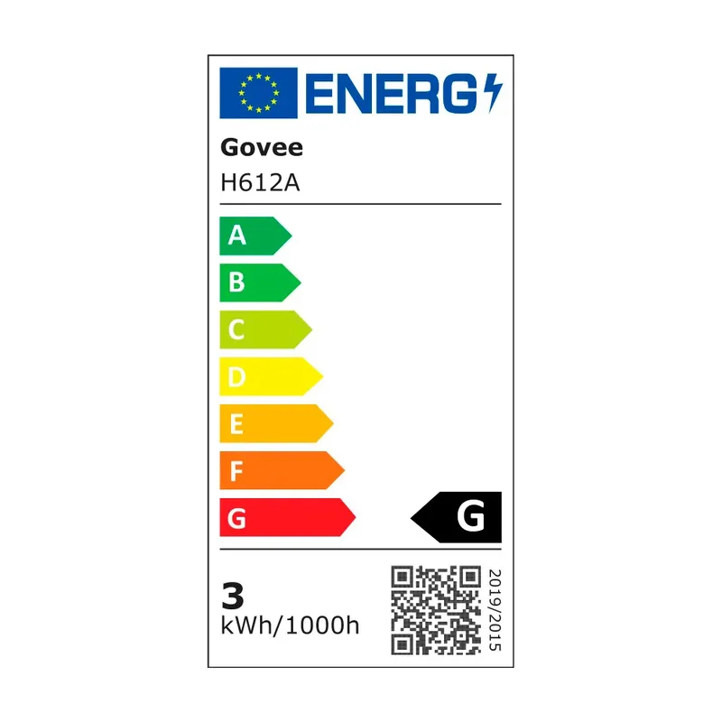 Strip Light S 5 m - led strip - RGBICW - app-bediening - Alexa/Google - Matter compatibel de Govee en Blanc – photo produit 2 sur 6