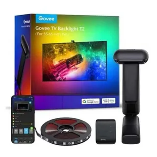 TV Backlight T2 55–65 inch - tv led strip - RGBIC - app-bediening - Alexa/Google by Govee in Black – product photo 2 of 2