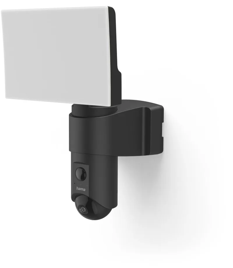 Bewakingscamera Met Verlichting En Bewegingsmelder Wifi Voor Buiten 1080 de Hama en Noir – photo produit