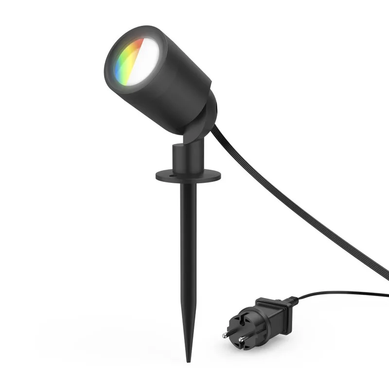 Gartenleuchte WLAN, Gartenstrahler + Erdspieß, Matter, IP65, farbig by Hama – product photo