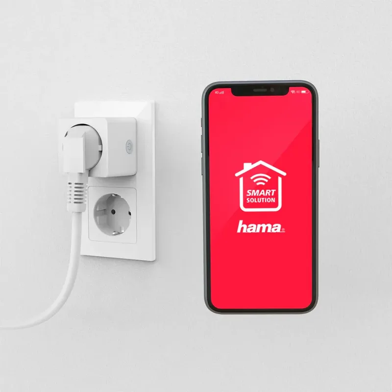 "Mini" - smart plug - Wi-Fi - wit by Hama – product photo 4 of 5