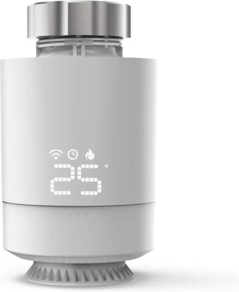 Slimme Radiatorthermostaat Voor Verwarmingsregeling Wifi van Hama in Grijs – productfoto