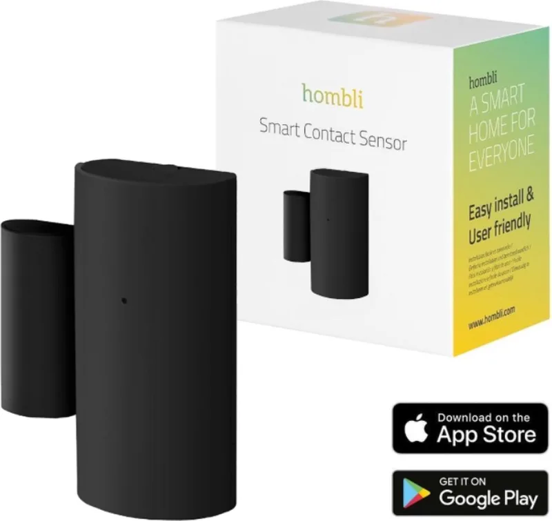 Slimme Draadloze Pir Bewegingsmelder - Directe Waarschuwing Via App de Hombli en Noir – photo produit