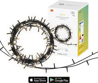 Slimme Kerstverlichting Voor Binnen en Buiten - LED Christmas Lights Kerstversiering Wit & Warm Witte Kerstboom verlichting 20m App gestuurd by Hombli – product photo 1 of 5