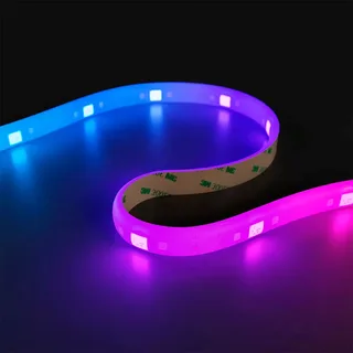 Slimme LED Strip 5m - RGB, IC & CCT - Dimbaar - App bestuurd - Lichtsnoer binnen - LED Verlichting by Hombli in White – product photo 5 of 5