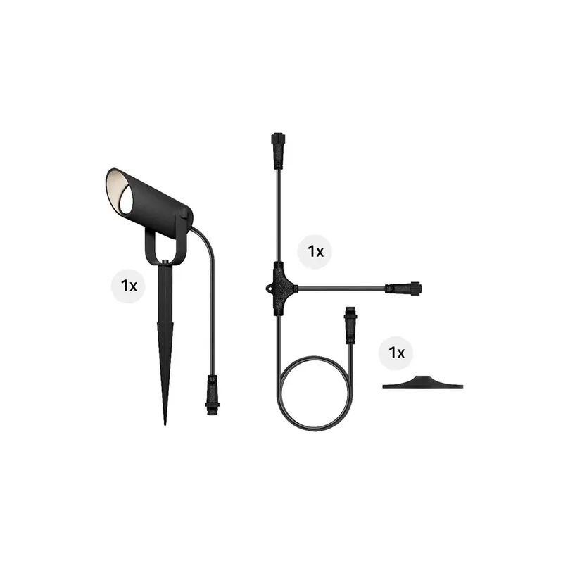 Smart Spot Light Extension - Single Smartverlichting de Hombli en Noir – photo produit 2 sur 5