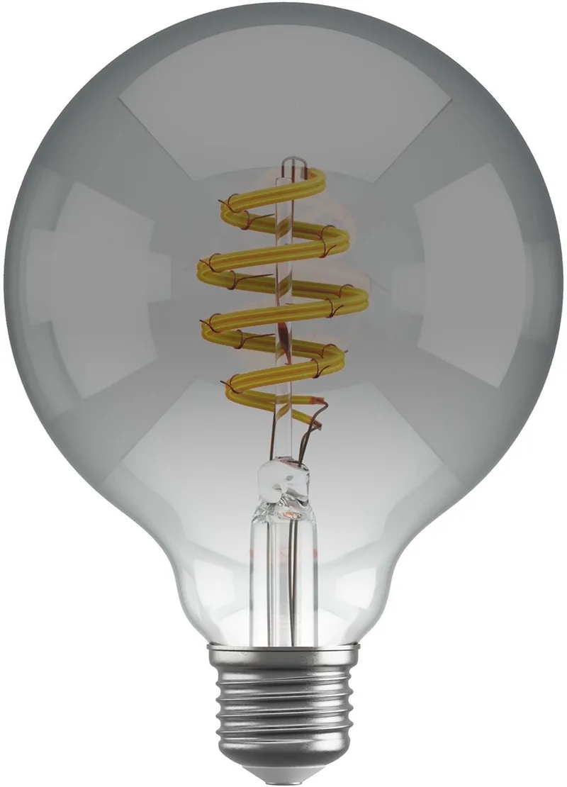 Smart Filament Bulb - E27 G95 - Smokey - Globe - Warm wit licht - Koel wit licht - Vintage look - Wifi - 1 Stuk de Hombli – photo produit
