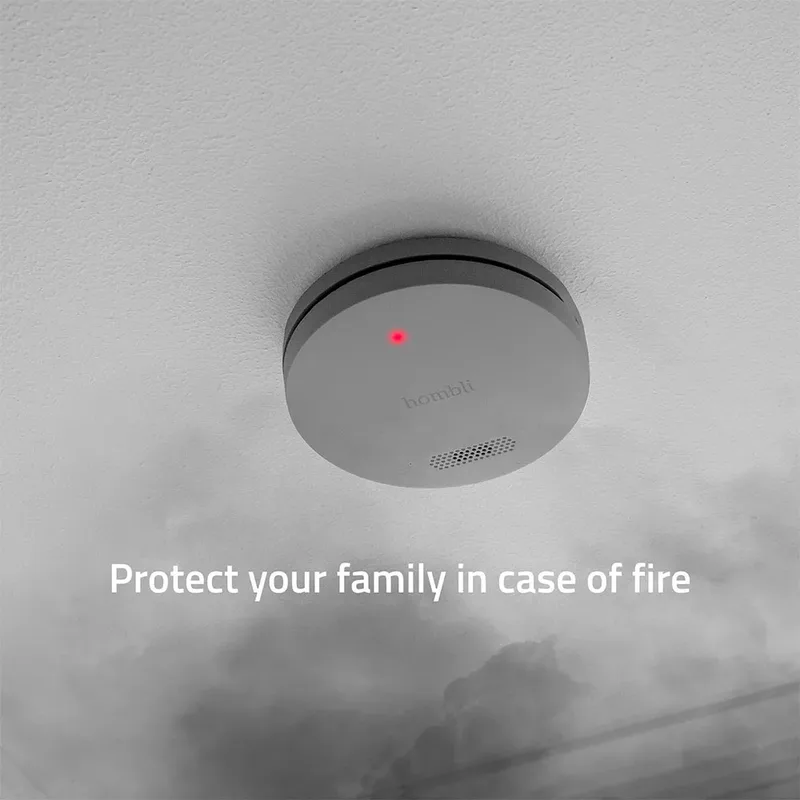 Smoke Detector Brandbeveiliging Grijs by Hombli – product photo 2 of 5