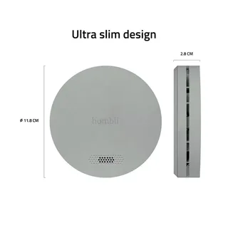 Smoke Detector Brandbeveiliging Grijs by Hombli – product photo 3 of 5