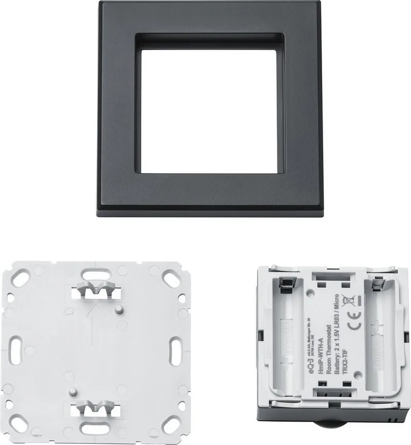 Heizkörperthermostat Wandthermostat mit Luftfeuchtigkeitssensor (V2) van Homematic IP in Zwart – productfoto 5 van 5