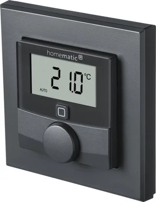 Heizkörperthermostat Wandthermostat mit Luftfeuchtigkeitssensor (V2) van Homematic IP in Zwart – productfoto 4 van 5