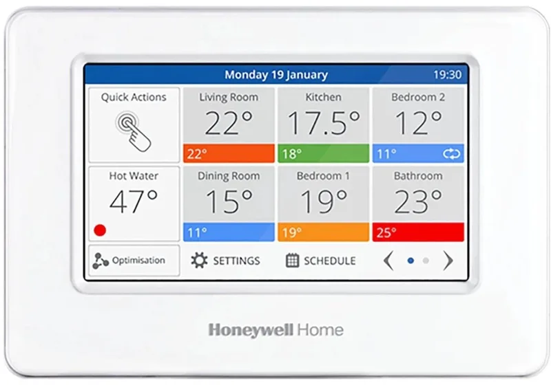Evohome Bedieningspaneel - Wifi van Honeywell Home in Grijs – productfoto