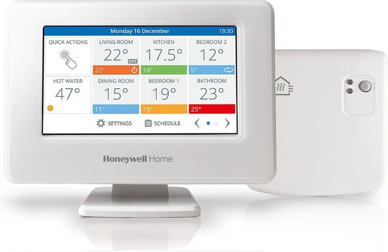 Evohome Modulerende Slimme Thermostaat - Wifi - Single zone by Honeywell Home in Grey – product photo