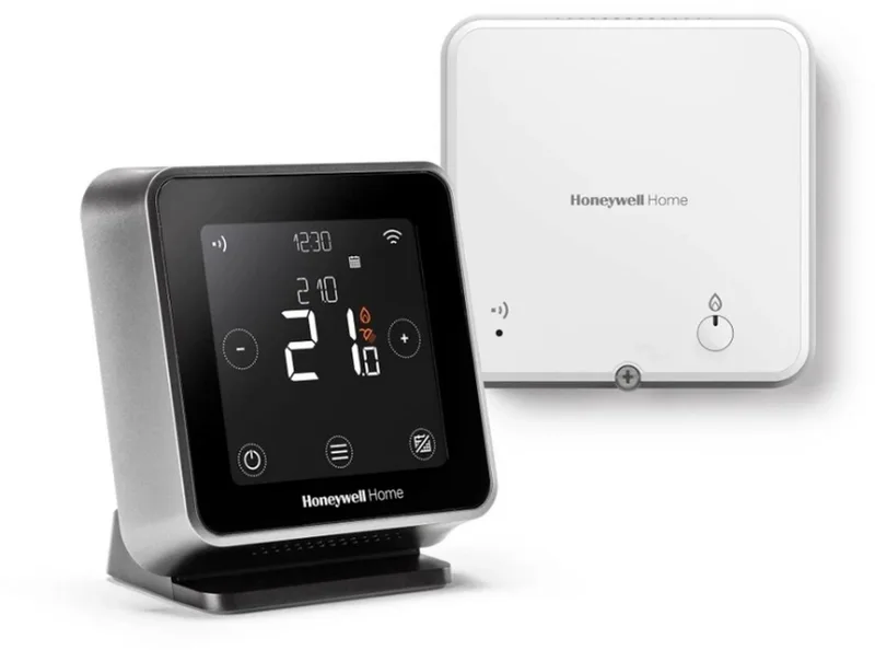 Lyric T6R Slimme Thermostaat Zwart - Draadloze verbinding van Honeywell Home in Grijs – productfoto